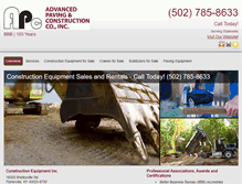 Tablet Screenshot of ad-pave.com